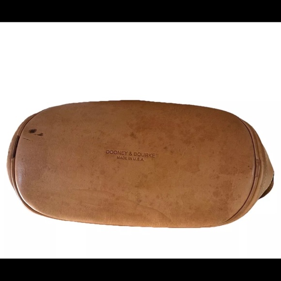 Vintage Dooney & Bourke Backpack Bucket Bag Shoulder Purse USA Black Canvas READ - Picture 6 of 15